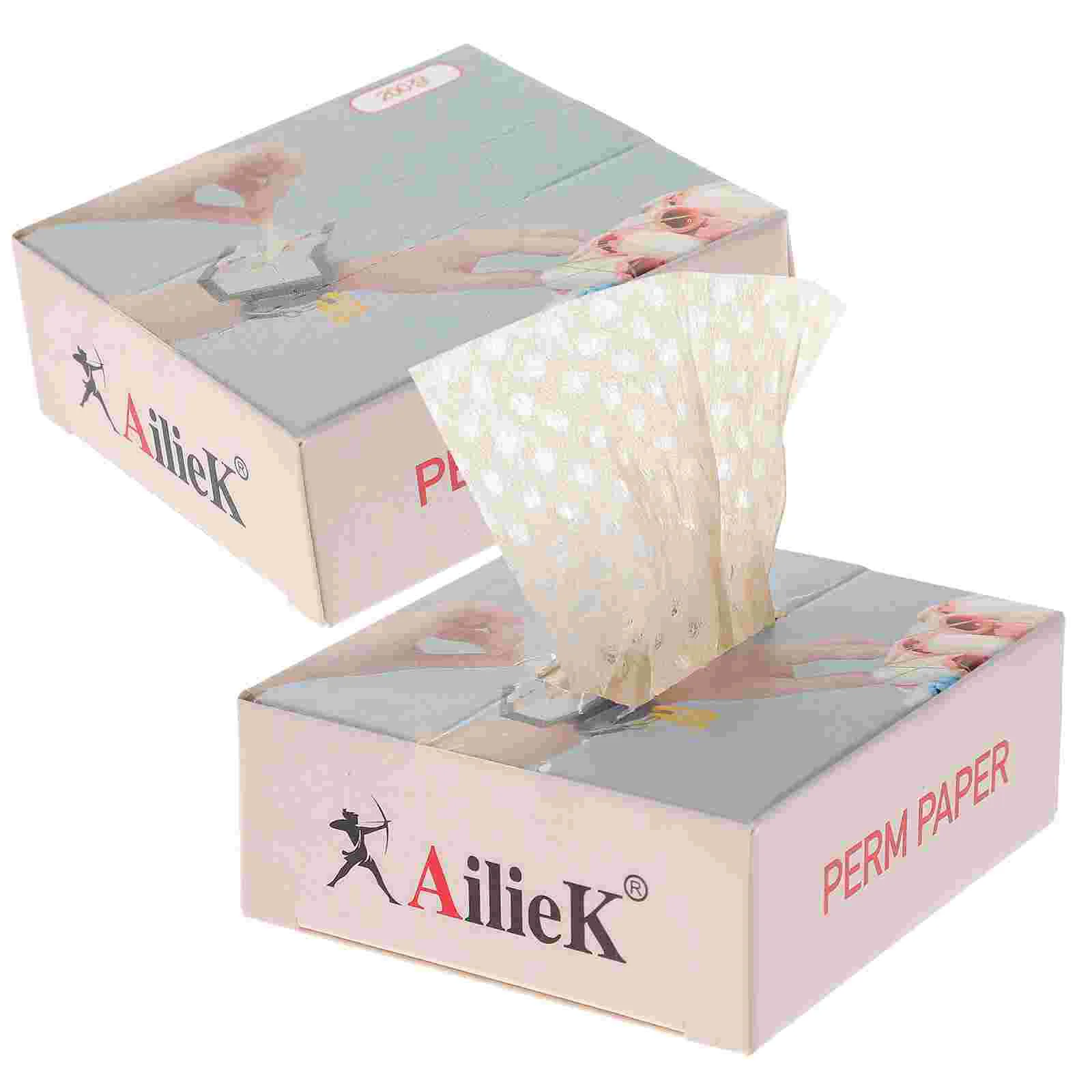

400Pcs Perm End Paper Salon Hairdressing Perm Paper Hair Curling Tissue Papers