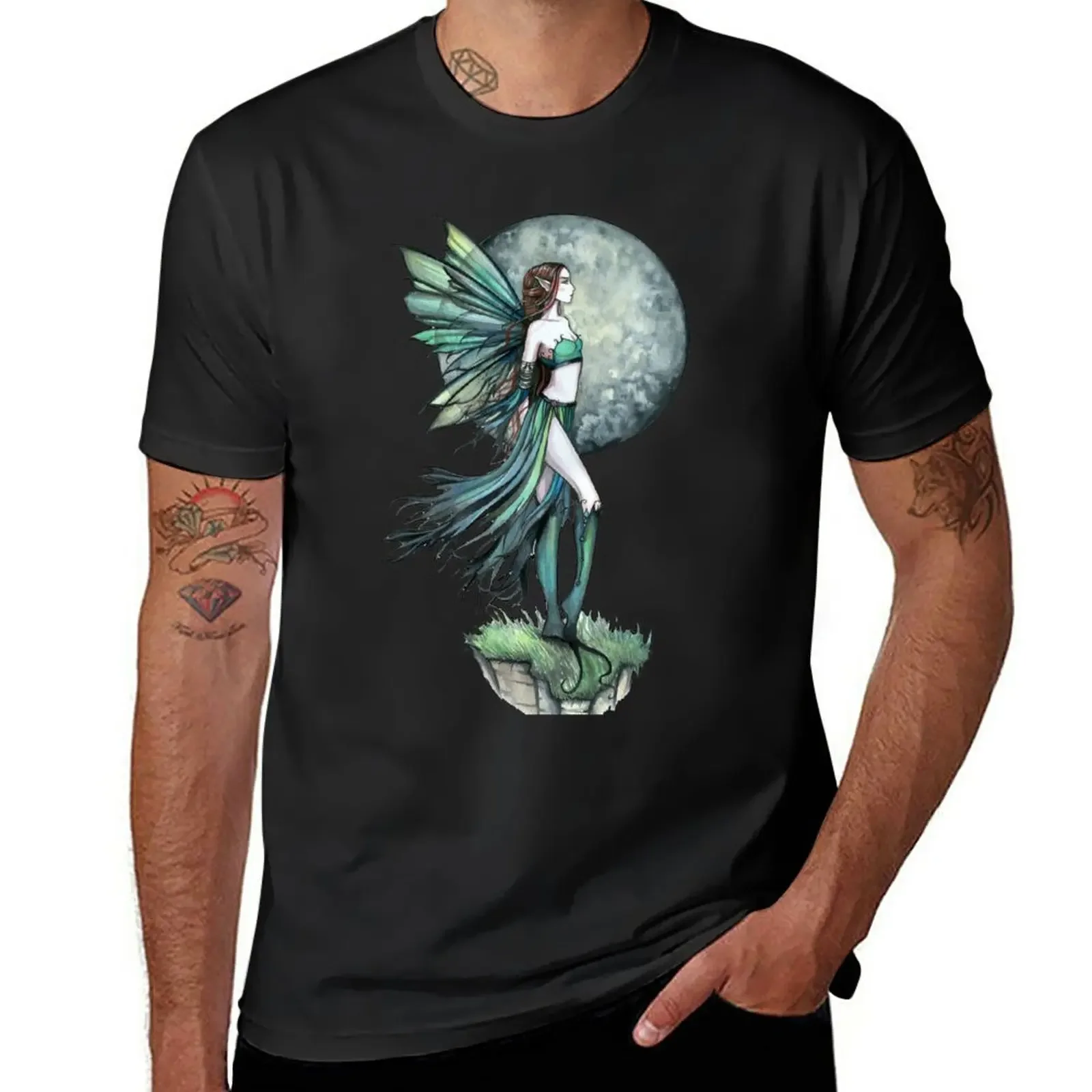 

Fearless Fairy by Molly Harrison T-Shirt tops shirts graphic tees new edition mens vintage t shirts
