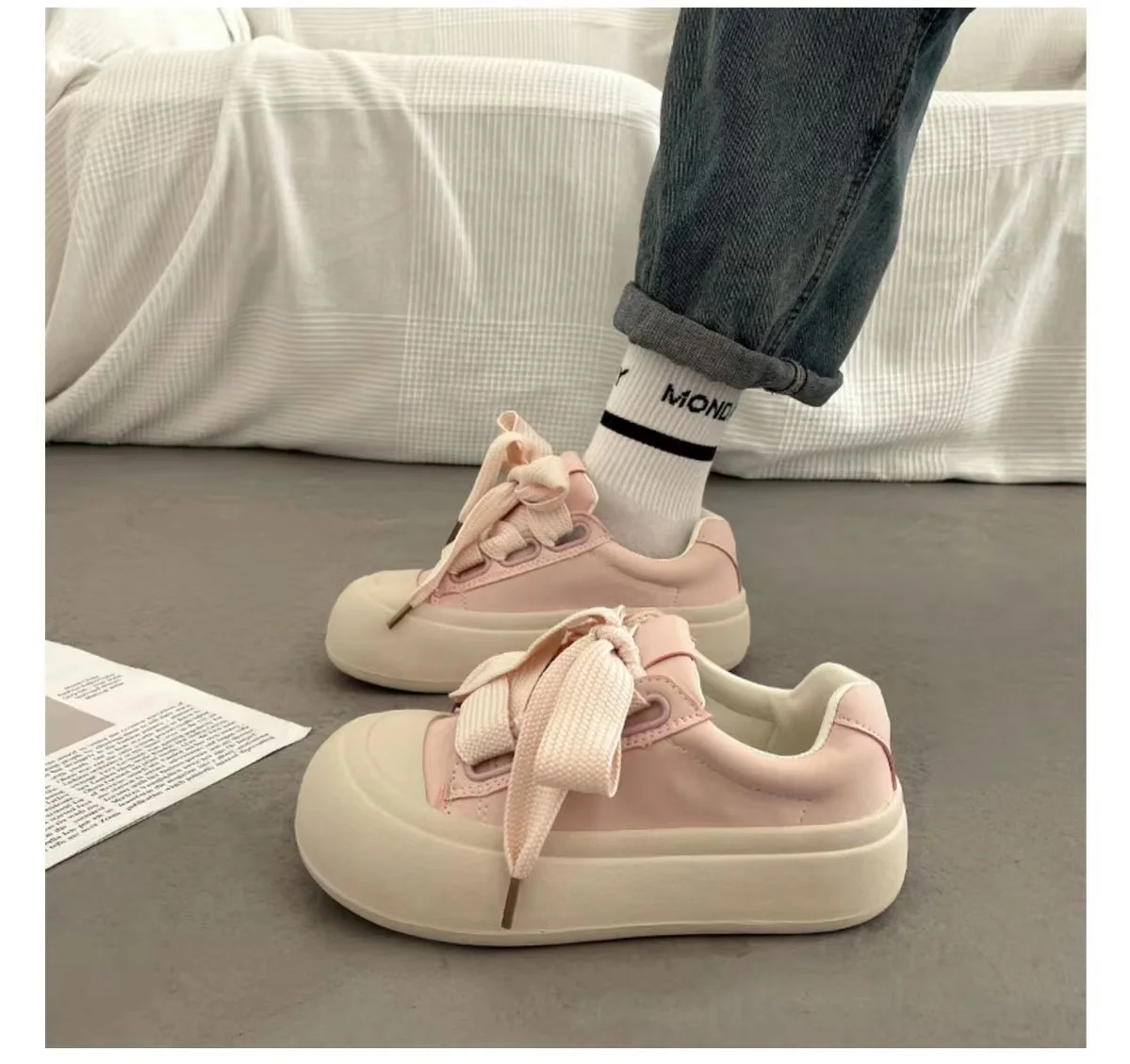 Women Shoes White 2023 Spring Summer New All-match Casual College Sports Shoes Trend Off White Shoes Sneakers AliExpress