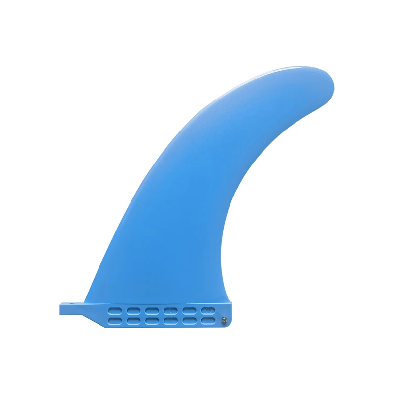 9 Inch Blue Color Surf Fin Sup Fin Paddle Fin Longboard Surfboard Fin Single Fins Nylon Plastic Surfboard Fins