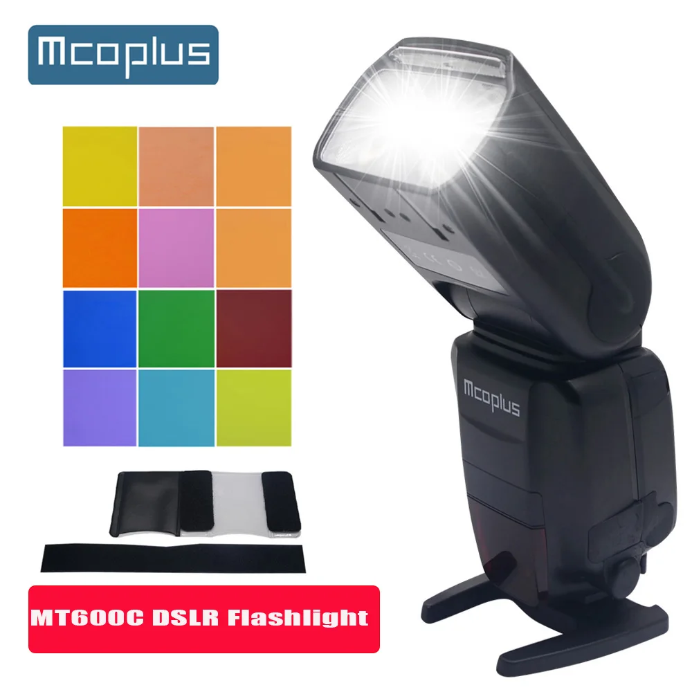 

Mcoplus MT600C 1/8000s GN60 Professional DSLR Flash Flashlight for Canon Digital SLR Camera 760D, 550D, 600D, 650D,7DII,5DIII