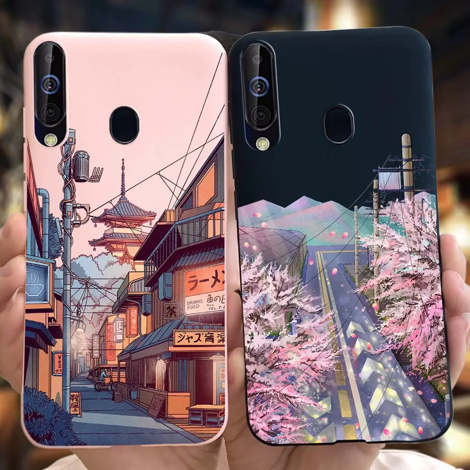 Per Samsung Galaxy M40 Custodia Sm-M405F Cover Per Telefono Fashion Pattern Cover Opaca In Silicone Morbido Per Samsung A60 A 60 M40S M 40 Fundas