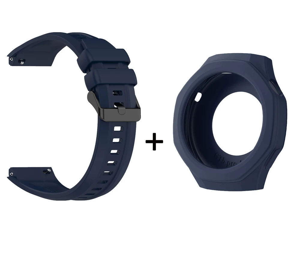 Silicone Watch Band with Protective Case - Premium Replacement Wristband