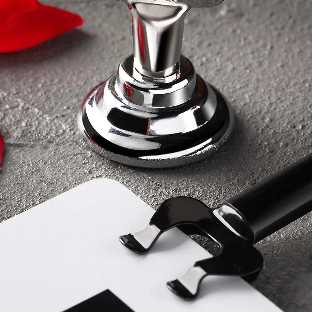 1.5/3.2 Inch Silver Triton Harp Clip Style Place Card/Table Number Holder place card holders