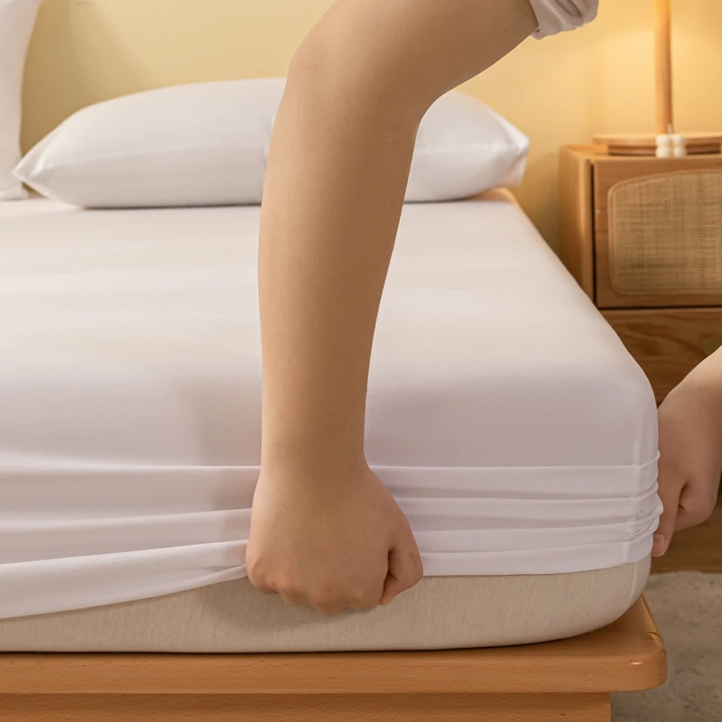 Bed Fitted Sheet Elastic Sheets Single Twin Full Queen King Single Double King Super King Size Soft