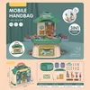 Portable Storage Box Children's Educational House Gift Toy Girl Kitchen Accessories Makeup Medical Set Toy Gift 2