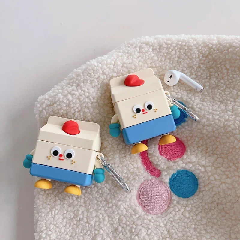 Custodia In Silicone Carina A Cartone Animato Per AirPods 1 2 3 4 E Pro 2 – Morbida E Colorata