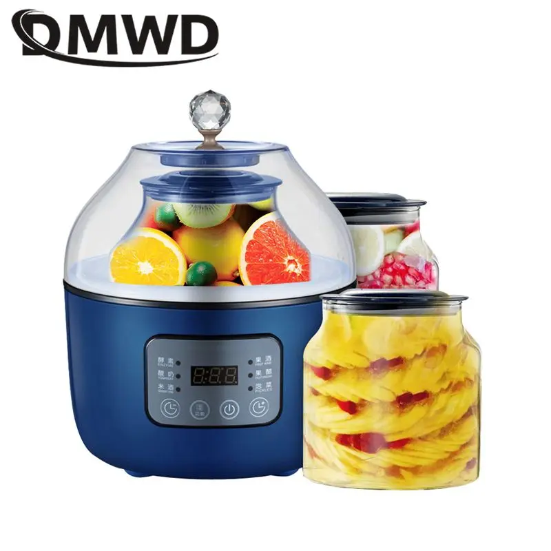 DMWD Multifunctional Household 20W Enzyme/Yogurt/Rice wine/red wine making machine Two liners Fully Automatic ferment maker