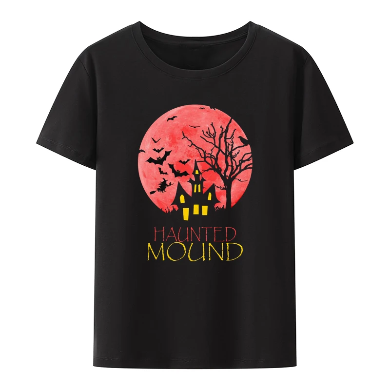 

Sematary I Love Haunted Mound T Shirt Horror Halloween Pumpkin Graphic Tees Men Women Short Sleeve Casual Streetwear Tops