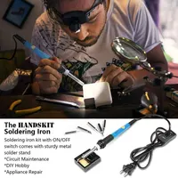 60W 98-in-1 Soldering Iron Screwdriver Set Adjustable Temperature Flux Tool Tin Wire Tweezers - Image 2