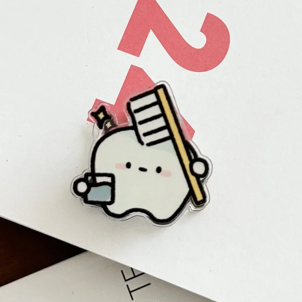 Cute Cartoon Ornaments Gift Sealing Clip Note Holder Pp Clip Student Cute Small Commodity Ornaments Stationery binder clips