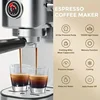 SEJOY Semi-Automatic Espresso Machines, Professional Espresso Machine with Milk Foam, Stainless Steel Expressions Machine 4