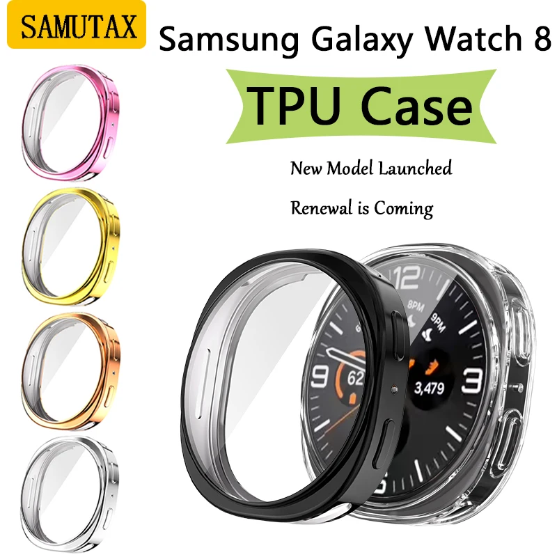 Durable TPU Scratch-Resistant Protective Watch Case