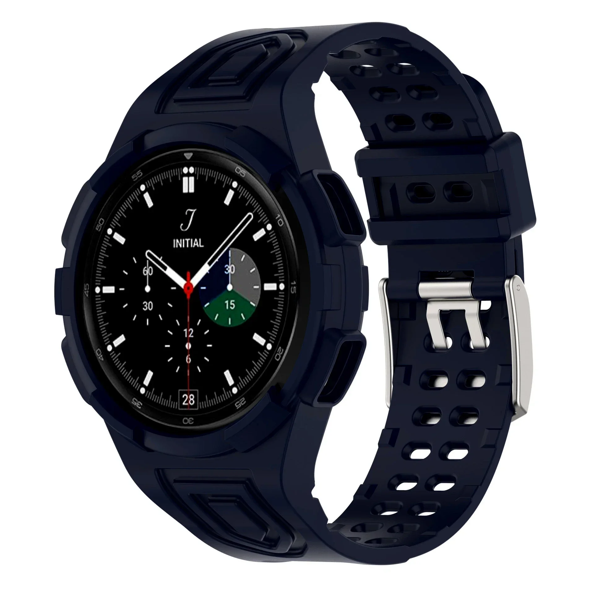 Transparent Silicone Sport Band with Protective Case