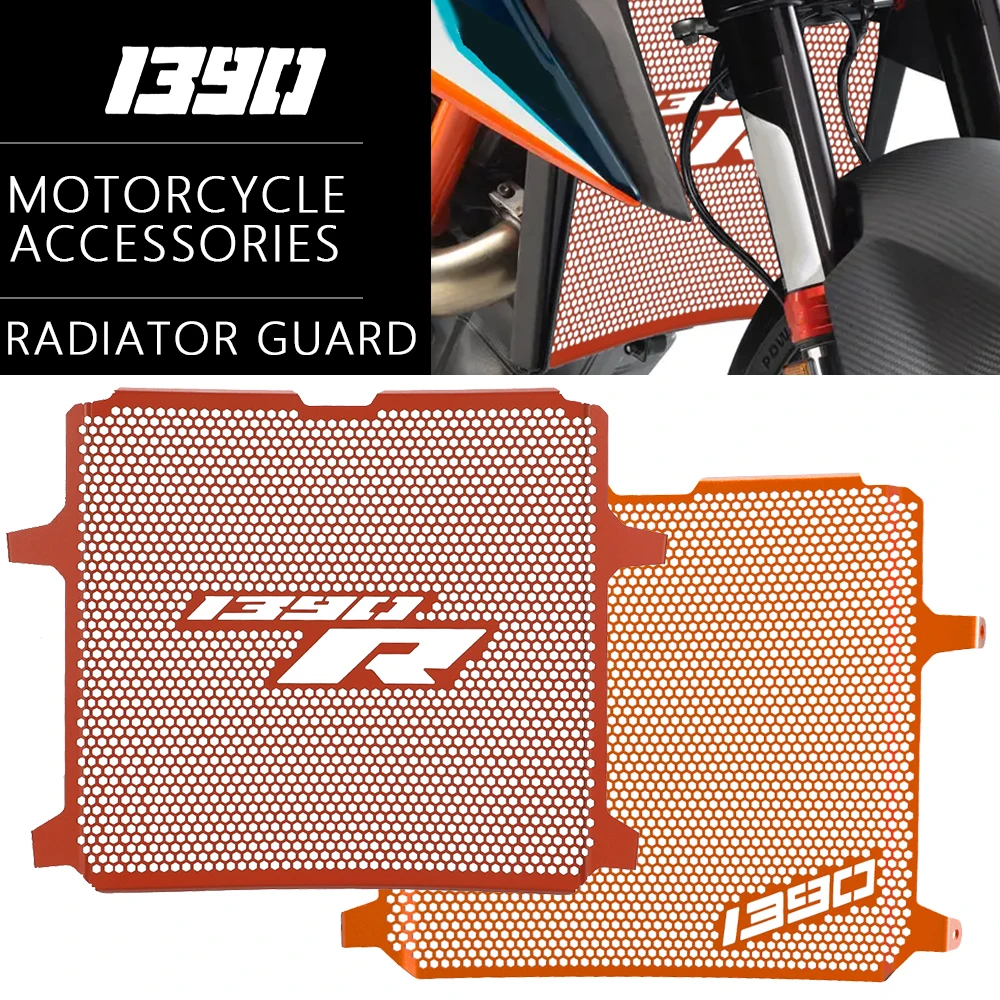 

Motorcycle Radiator Grille Guard Protector Grill Cover New FOR 1390 Super Duke R Evo 1390 Super Duke R 1390SuperDuke 2024-2025