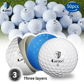 50 Pack 3-Layer Golf Balls 1