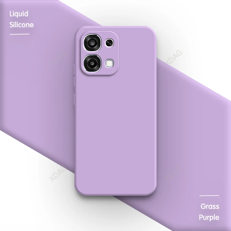 Soft Capa Liquid Silicone Phone Case - Durable, High-Quality Back Cover with Camera Protection
