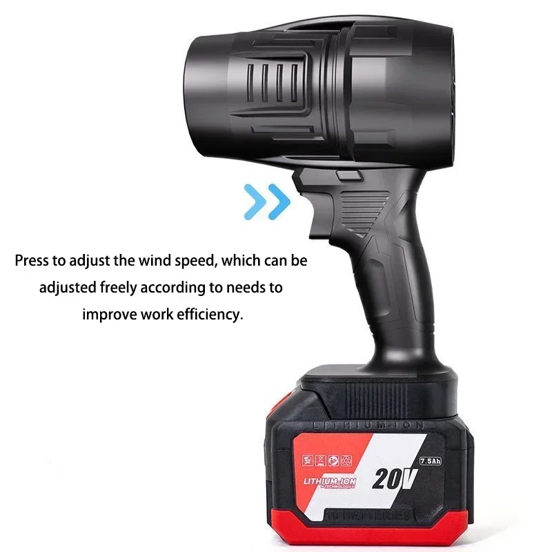 

Handheld 70M Turbine Hair Dryer Car Hair Dryer Cleaning Violent Air Gun Jet Fan Electric Powerful Turbine Snow Removal Dryer