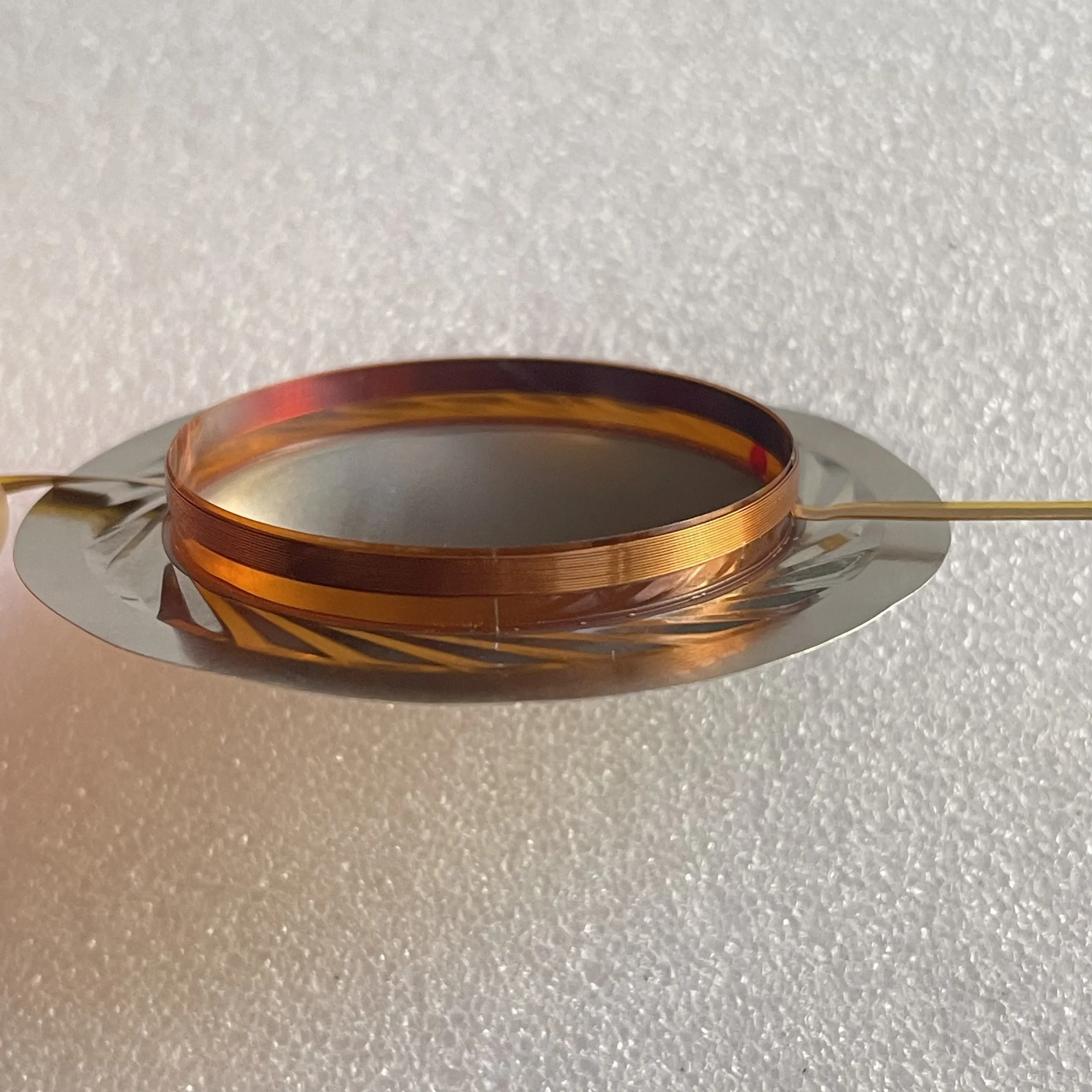 2pcs 38.5mm 트레블 보이스 코일 티타늄 필름 다이어프램 구리 피복 알루미늄 코일 38.6코어 스피커 수리