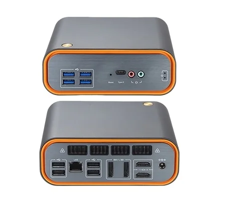 NUC 미니 PC 코어 I3 I5 1215U 12450H DDR5 8개의 USB 포트, 2개의 DP 포트, 2개의 HD 포트 지원 사무실 또는 비즈니스용 미니 데스크탑 PC