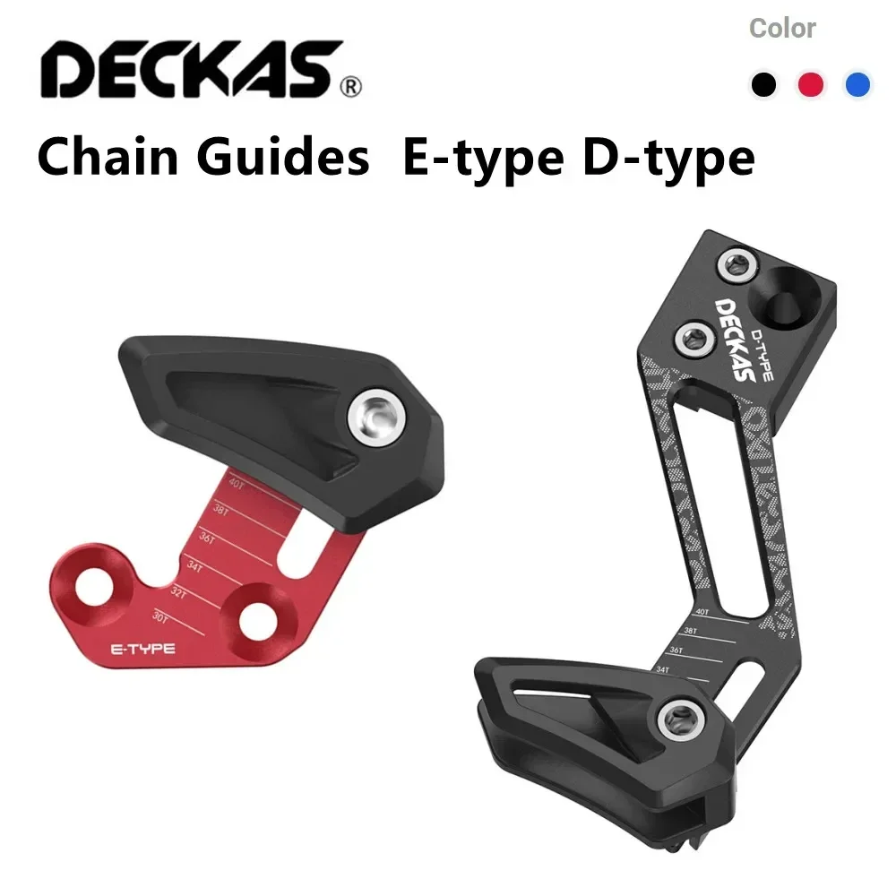 Deckas Mtb Bike Chain Guide Mtb Bicicletta E-Type D-Type Mount Low Direct Mount Chain Guard Per 1X Drivetrains Accessori Per Biciclette