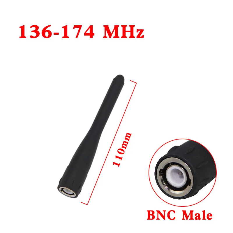 BNC Male Antenna ADAPTS to Kenwood TK308 TK208 TH28A TH48A TH42AT TH22AT TH78 Portable Radios Walkie Talkie Accessories