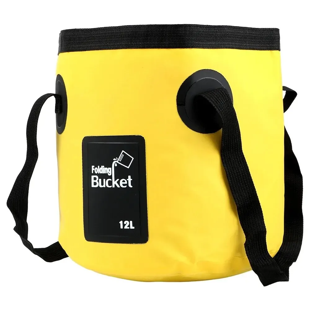 12L Folding Bucket Portable Outdoor Travel Foldable Water Bucket Bowl Sink Washing Bag Car Wash Multifunction for Camping folding bucket water bucket car wash bucket