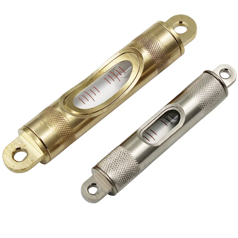 CopperyShellSpiritLevelBubbleAmpulesInclinometerwithEar