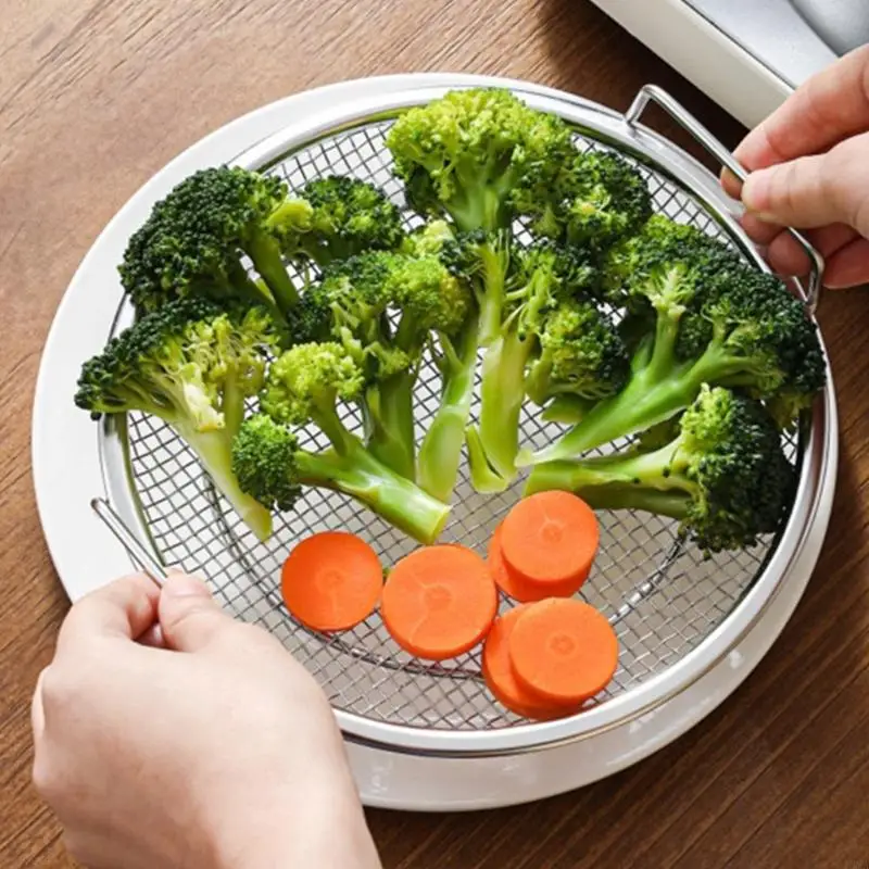 13MA Kitchen Chips Deep Fry Baskets Presentation Potato Chef Frying French Fries Stainless Steel Colanders Strainers