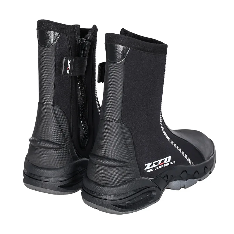 New 5mm Neoprene Diving Boots Adult Beach Non-Slip Swimming Shoes Underwater Hunting Fishing Sting-Proof Warm Diving Shoes
