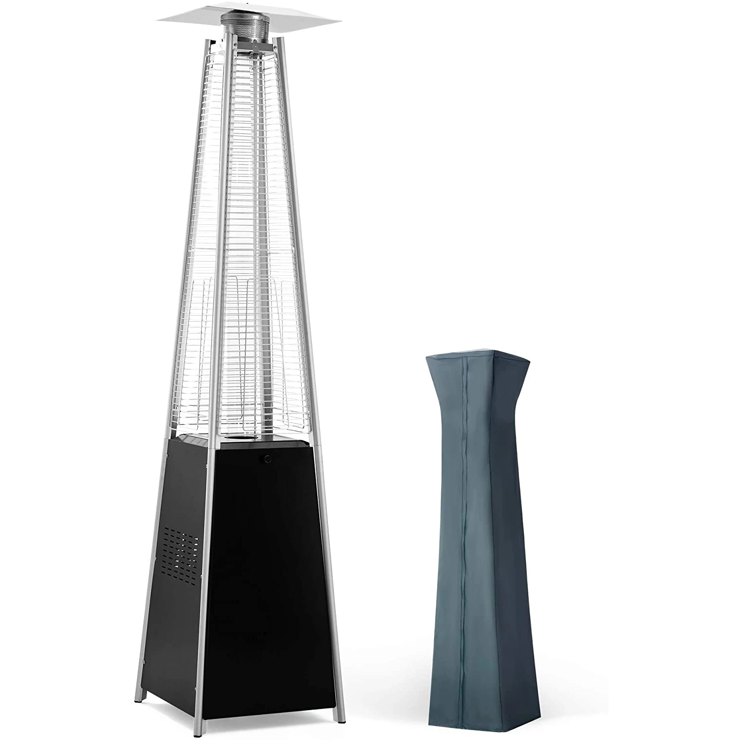 Outdoor Pyramid Propane Gas Patio Heater（black） AliExpress