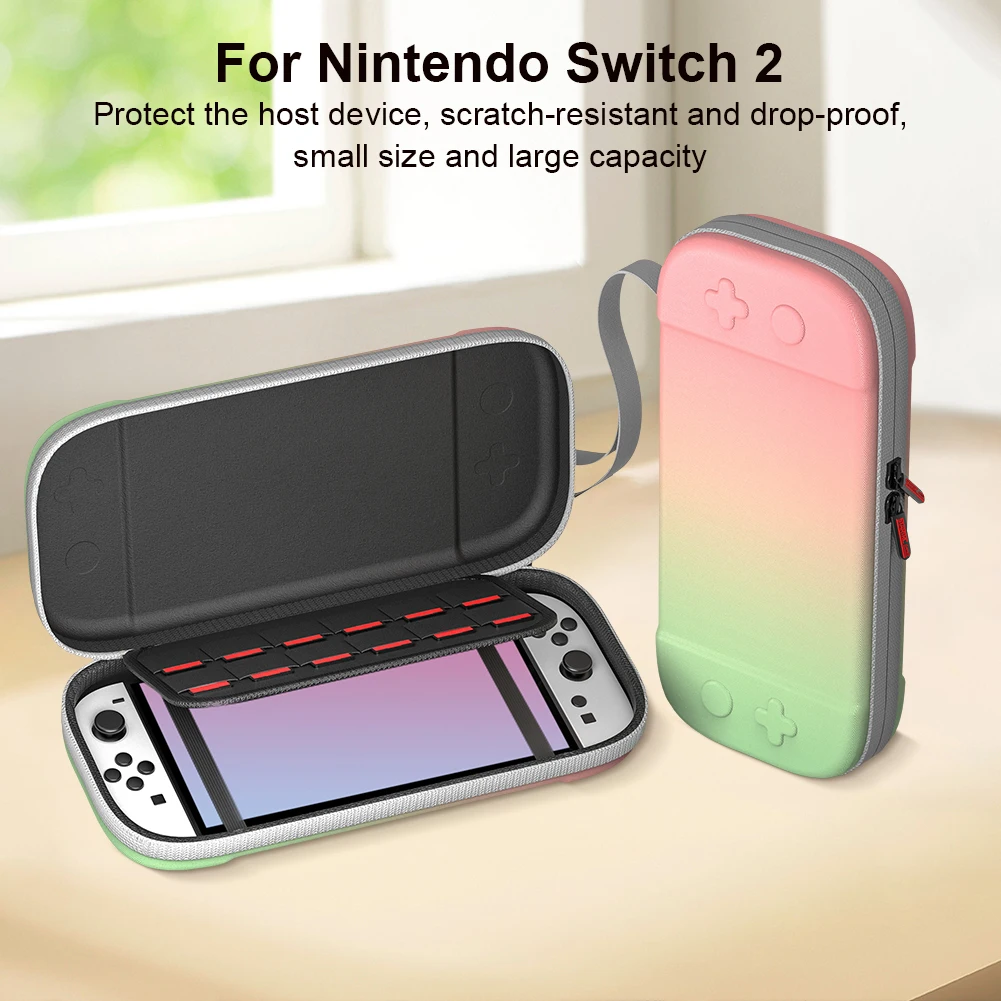 Shockproof Carrying Case For Nintendo Switch 2 Portable Storage Bag Pouch Anti-Scratch Protective Cover Shell For NS Accessories