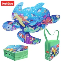 Hahowa Animal Puzzle Toys For Kids Whale Turtle Jigsaw Children Puzzle Child Montessori Educational Games Toys Birthday Gifts 1