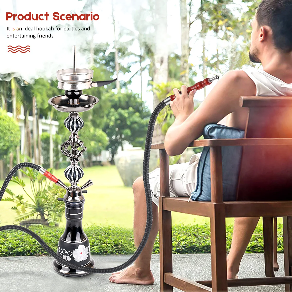 Two Hose Hookah - Home & Garden - AliExpress