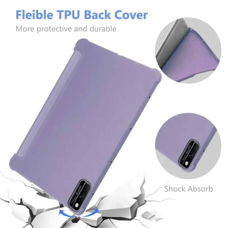 Premium Protective Tablet Case with Smart Cover and Stand Functionality