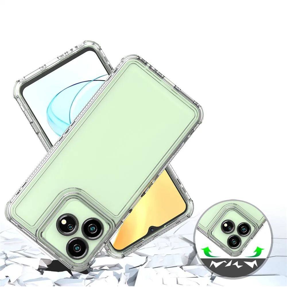 Phone Case Protector Cover PMMA TPU three-in-one Case for ZTE Axon 50 Lite Axon 60 Lite Axon50