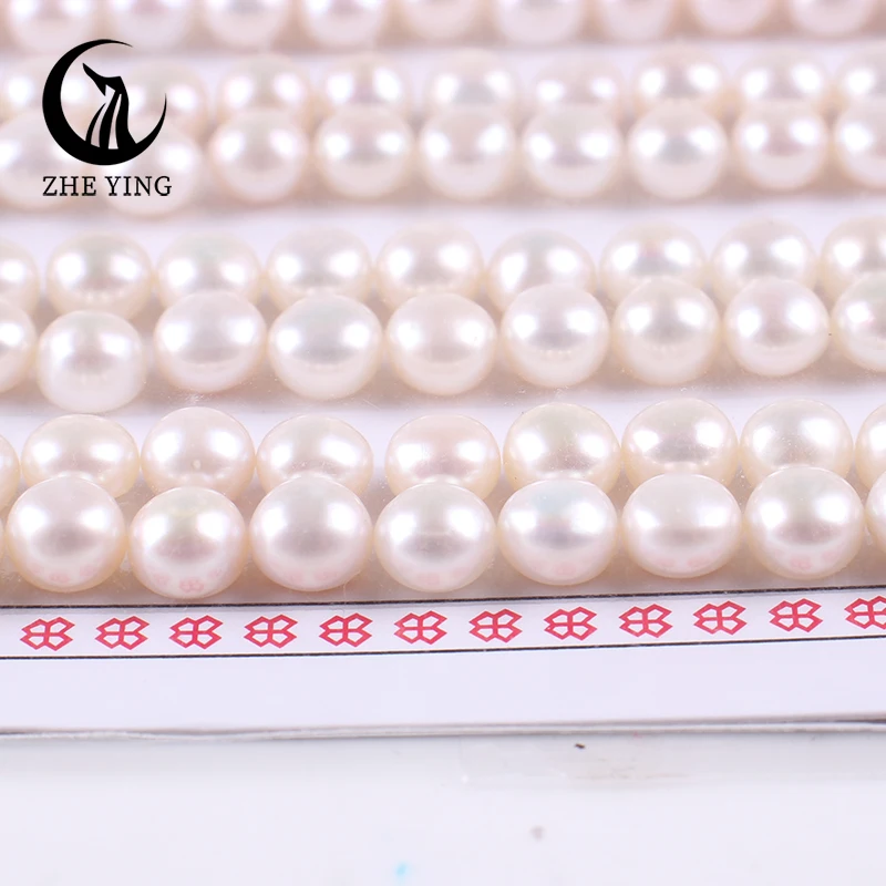  Zhe Ying Genuine Freshwater Pearl Beads for Jewelry