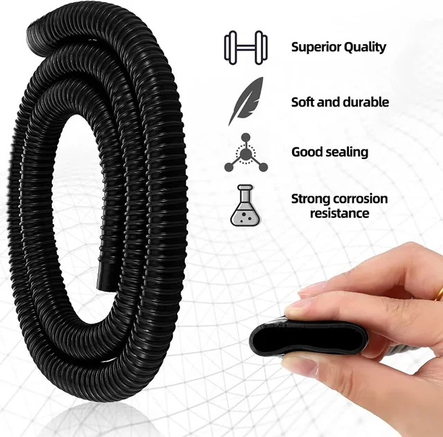 New 5-piece bilge pump pipe kit Bilge pump Electric 12v bilge pump PVC bilge pump hose 3