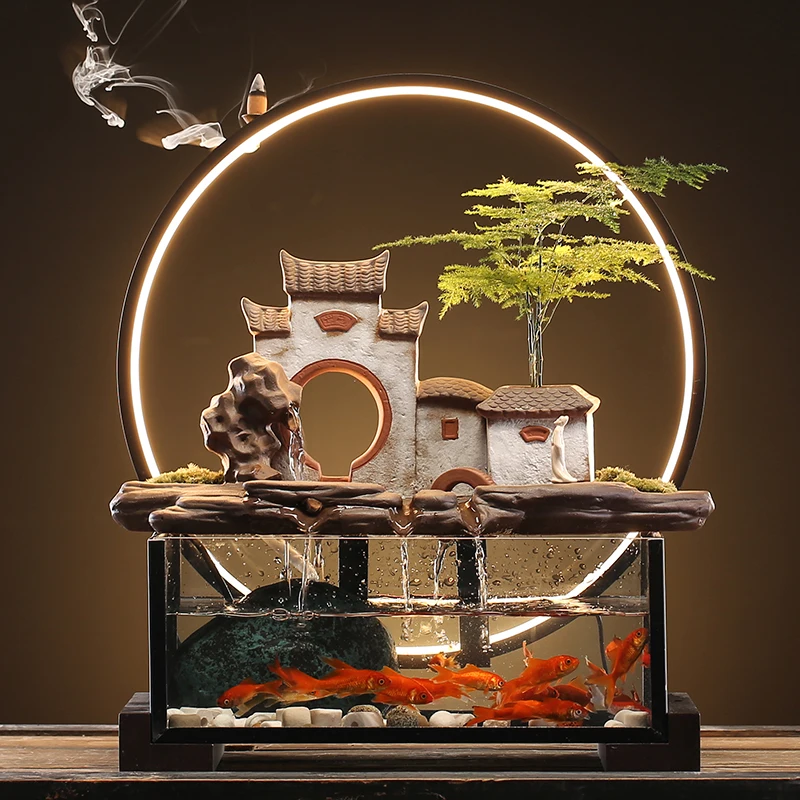 Zen Garden Incense Burner Antique Home Decor Aroma Diffus Electronic