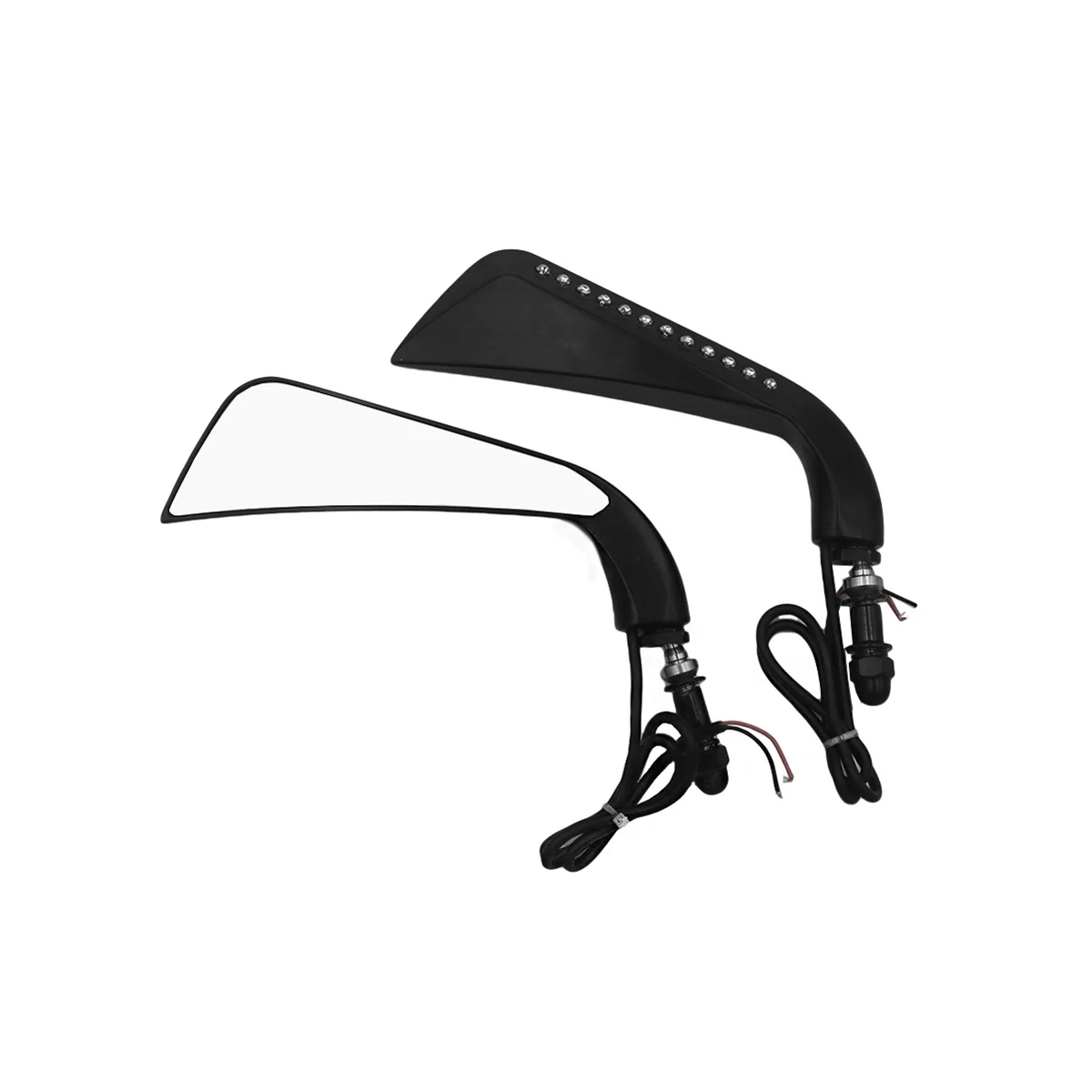 1 Pair Motorcycle Rear View Mirrors For Yamaha YQ50 Aerox MBK Nitro Xt600 Nvx155 Aerox155 Nvx Aerox 155 Back Side Convex Mirror I3170083933 - View #6