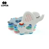 New elephant Silicone Baby Teether Cartoon Animal BPA Free beads Teething Necklace DIY Shower Food Grade Silicone Teether 1