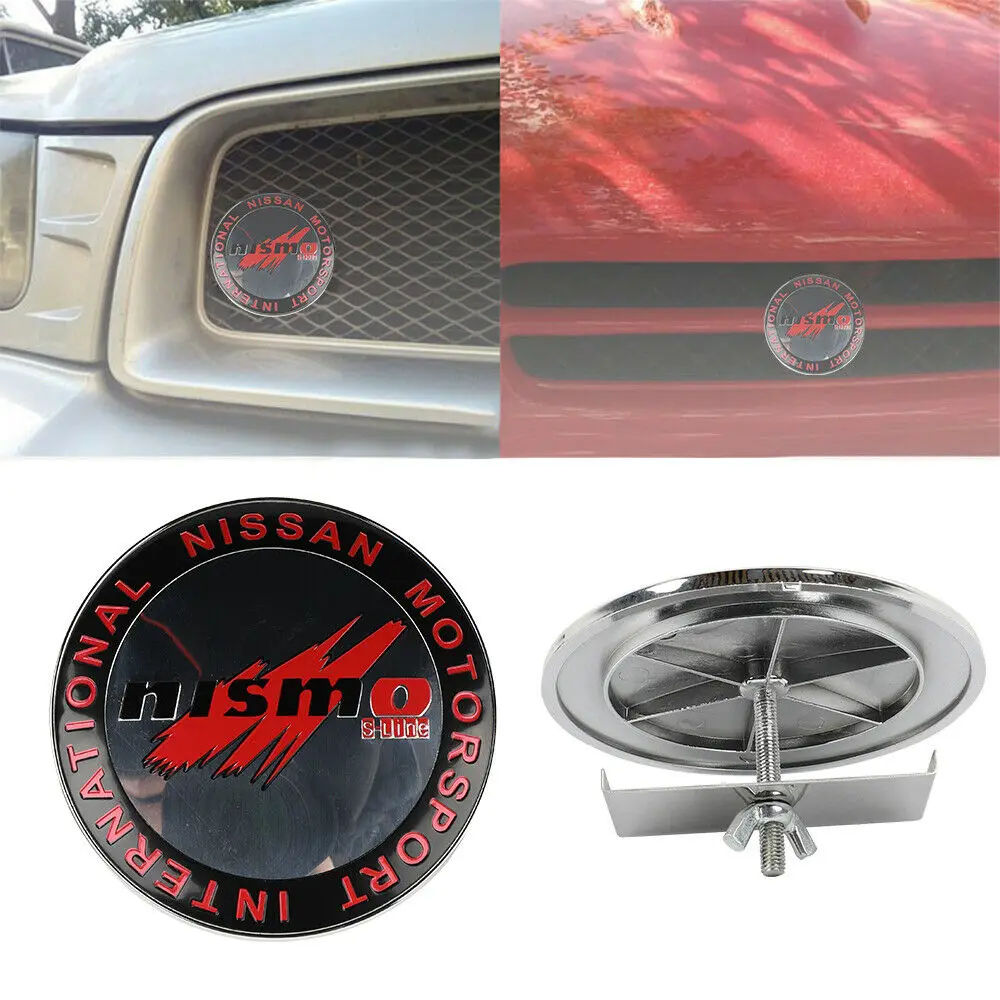 茄子紺 非売品 日産 スカイライン 20周年記念 カーバッジ エンブレム