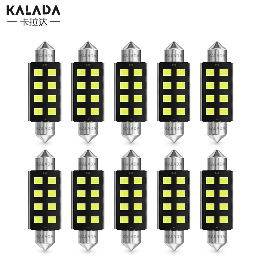 50Pcs C5W LED Canbus Festoon 31mm 36mm 39mm 41mm for car Bulb