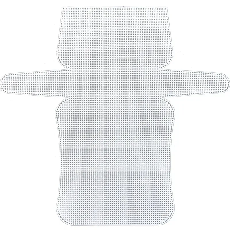 Description Picture 5 of itemPlastic Mesh Cloth For Bag Making Latch Hook Bags Made Handcraft Bags Weaving Material Plastic Grid Hook DIY Accessories