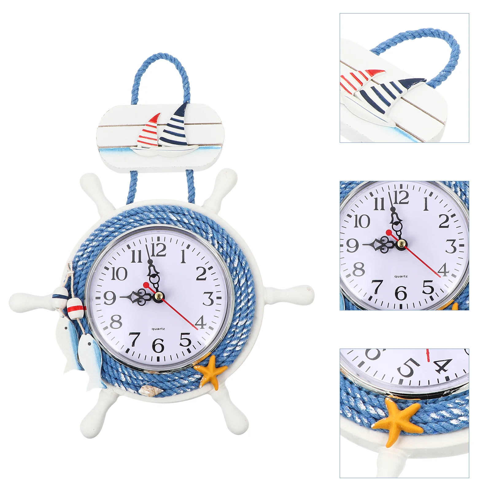 Decorazione Dell'Orologio Da Parete Del Timone Vintage Retro Mariposas Decorativas Para Pared Decorations