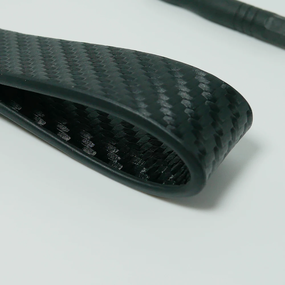 Portachiavi Auto In Fibra Di Carbonio E Microfibra - Design Elegante, Anti-perdita, Regalo Per Uomini E Donne - Foto 10