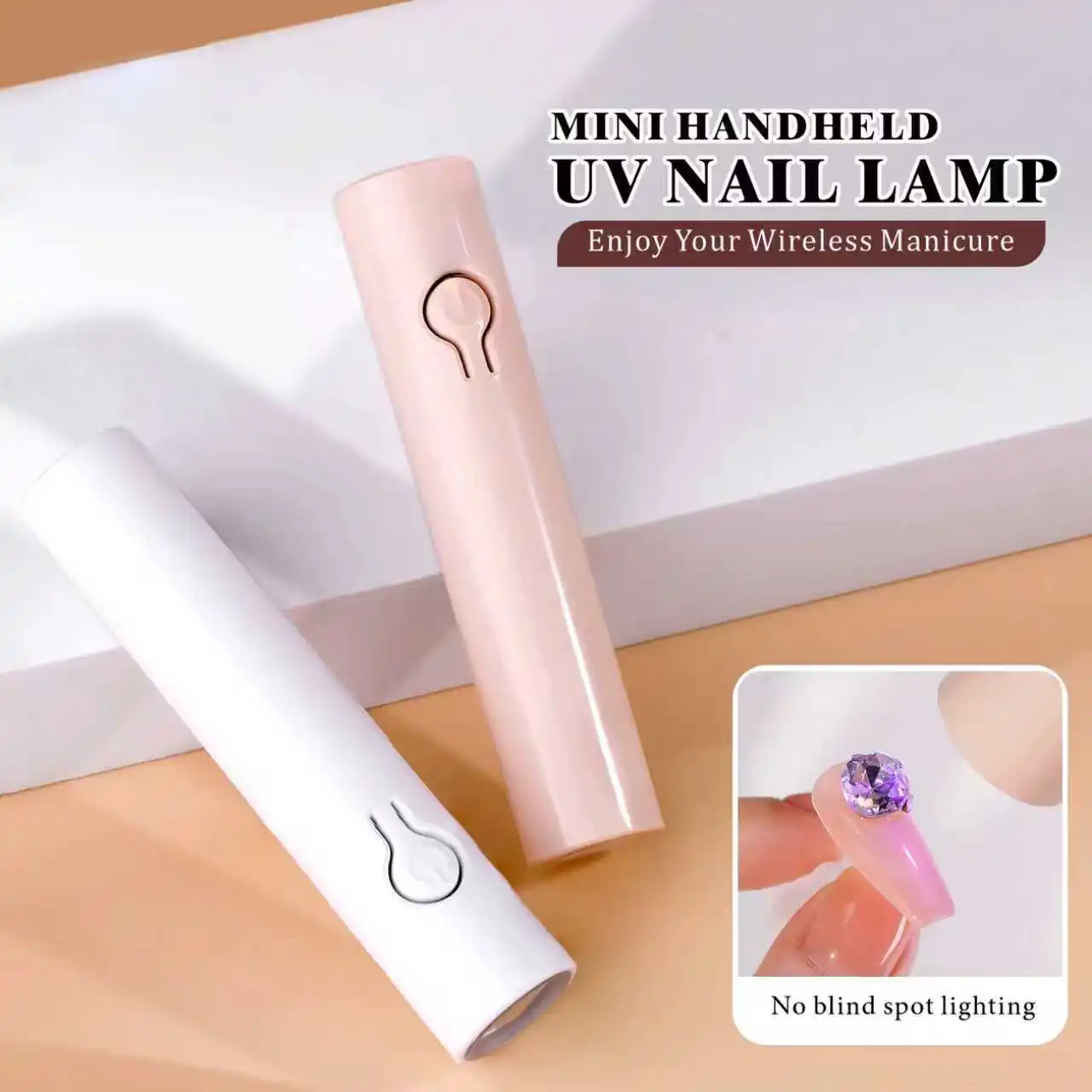 휴대용 핸드헬드 네일 건조 램프 UV/LED 네일 경화 풀 젤 폴리싱 네일 아트..