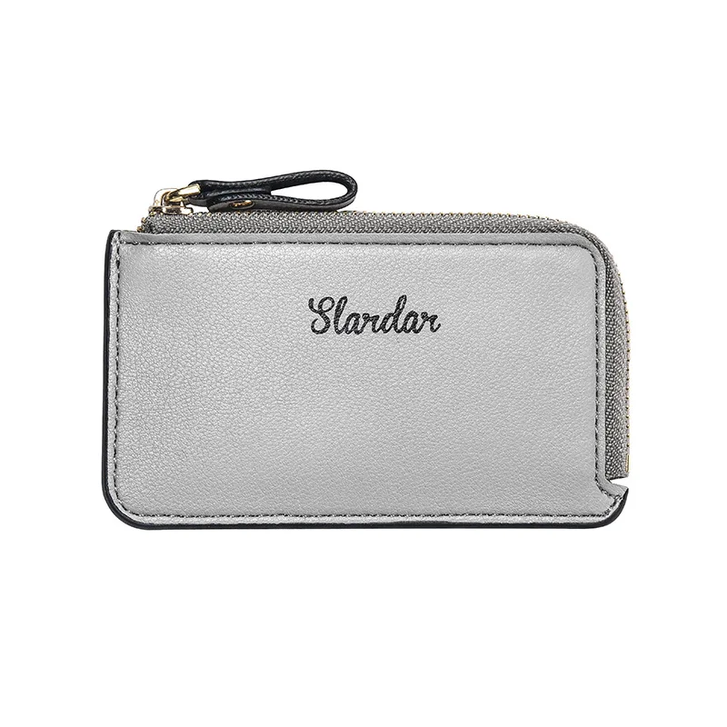 New Zero Wallet Men's Card Bag Zipper Small Wallet Coin Bag Youth Card Bag Men's Anti demagnetization Ultra Thin