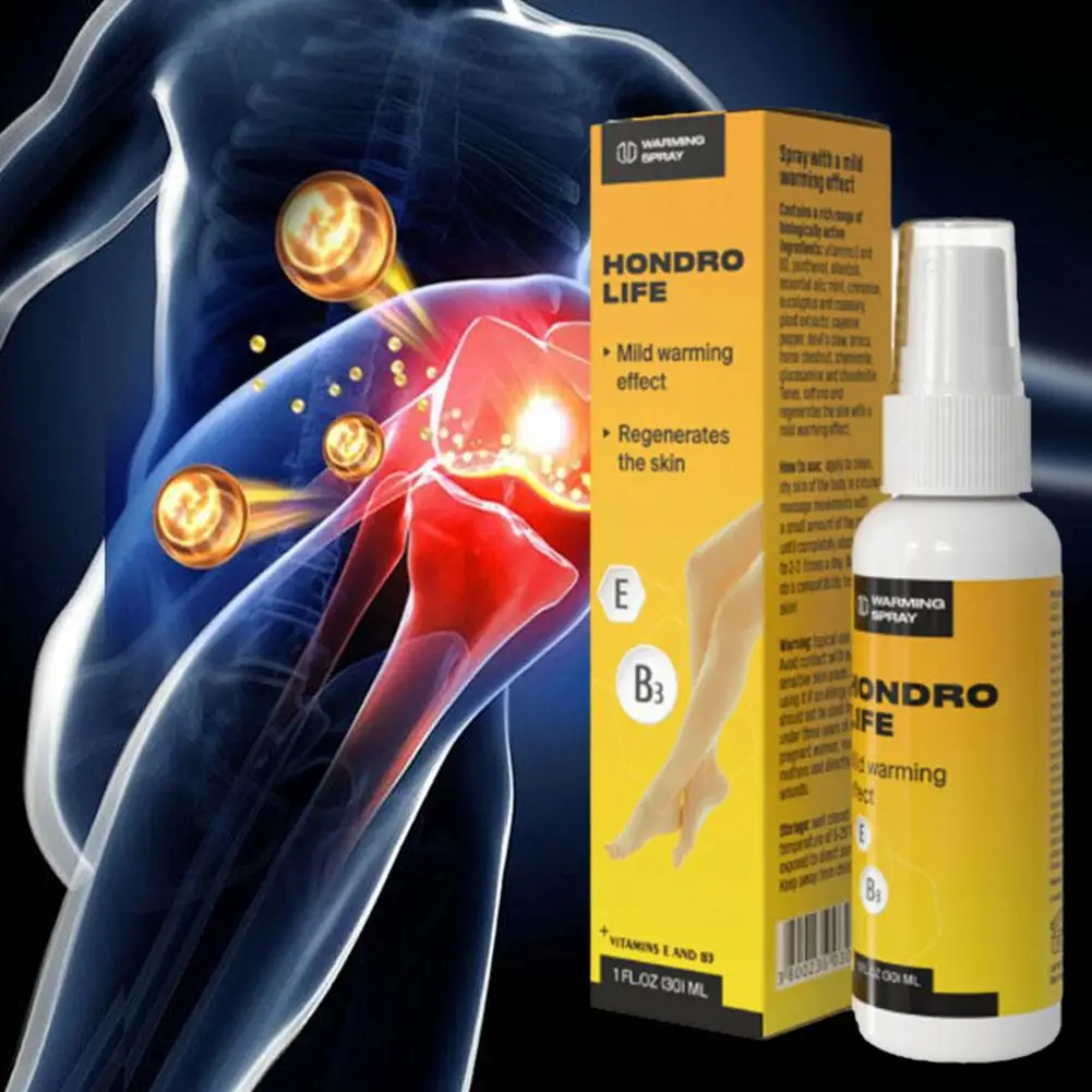 Joint soothing spray for spinal muscle massage joint pain relief effective oil