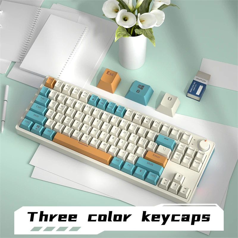 ZIFRIEND ZA87 87 Keys Wired Mechanical Keyboard PBT RGB Hot Swap